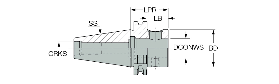 DIN69871 40 CF4-S